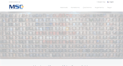 Desktop Screenshot of mscbilisim.net