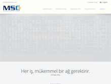 Tablet Screenshot of mscbilisim.net